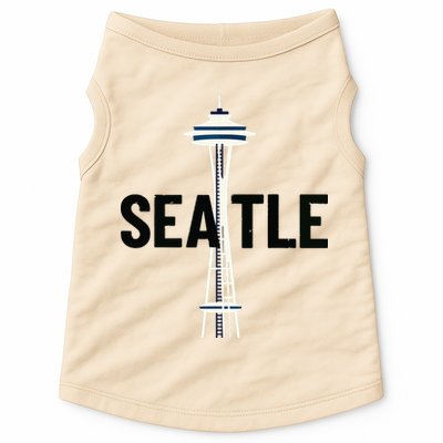 Cool Seattle Space Needle Traveler Souvenir Washington Doggie Tank