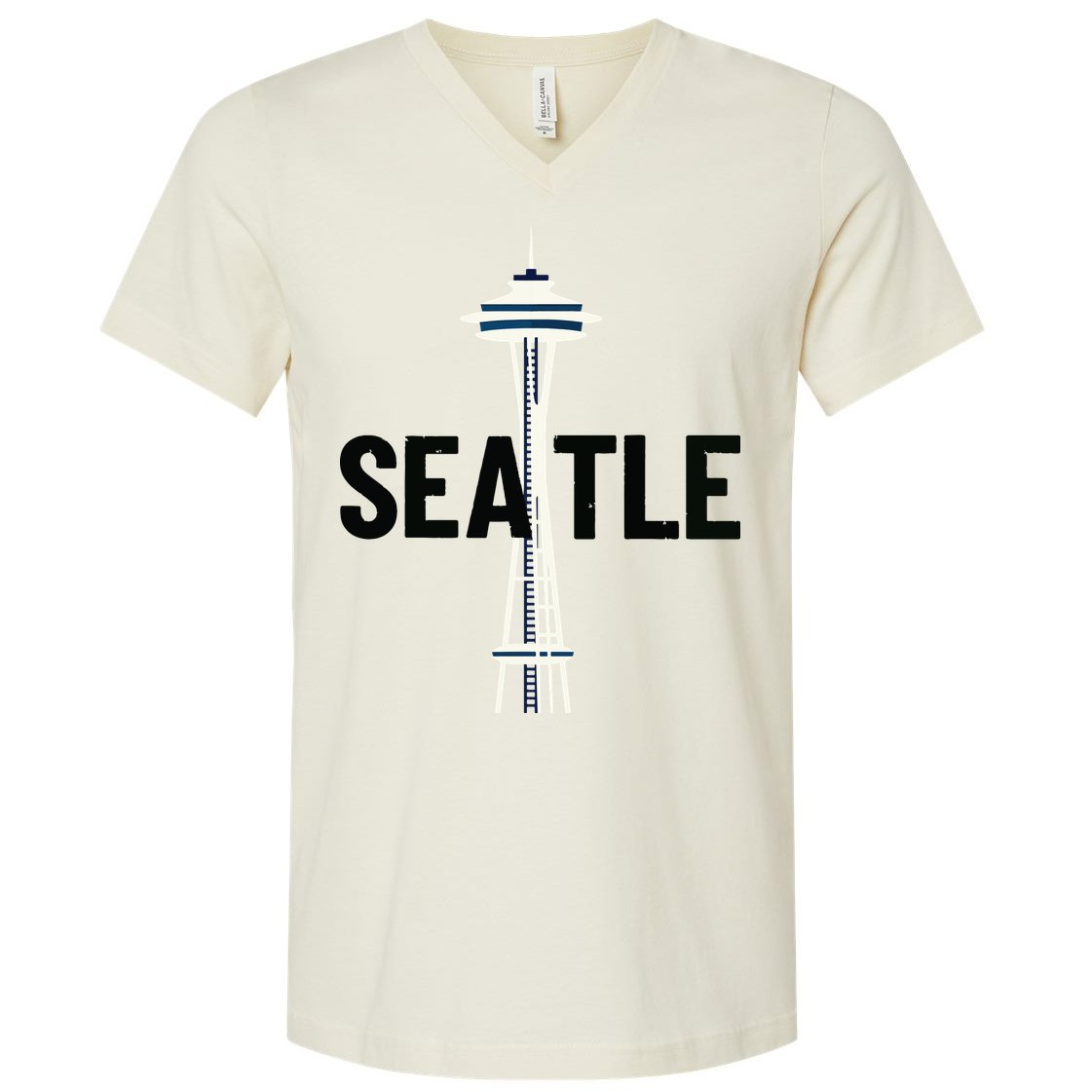 Cool Seattle Space Needle Traveler Souvenir Washington V-Neck T-Shirt