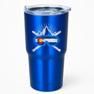 Colorado Skiing Ski Cute Gift Hooded Gift Tumbler