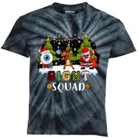 Christmas Sight Squad Santa Reindeer Dabbing Optometrist Kids Tie-Dye T-Shirt