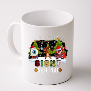 Christmas Sight Squad Santa Reindeer Dabbing Optometrist Coffee Mug