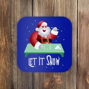 Cocaine Snorting Santa Gift Christmas Gift Coaster