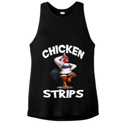 Chicken Strips Stripping Chicken Ladies PosiCharge Tri-Blend Wicking Tank