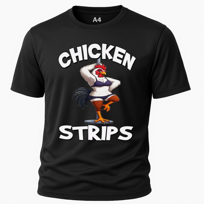 Chicken Strips Stripping Chicken Performance Shirt