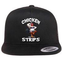 Chicken Strips Stripping Chicken Flat Bill Trucker Hat