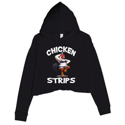 Chicken Strips Stripping Chicken Crop Fleece Hoodie