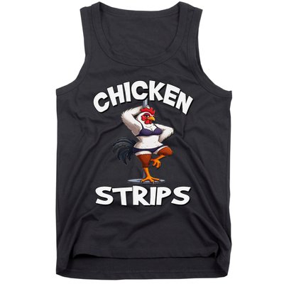 Chicken Strips Stripping Chicken Tank Top
