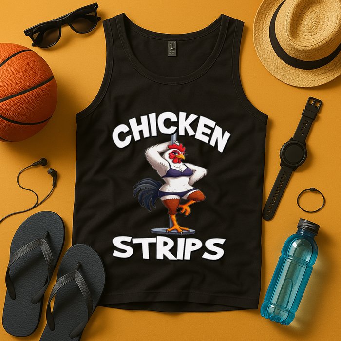 Chicken Strips Stripping Chicken Tank Top