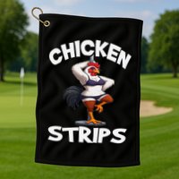Chicken Strips Stripping Chicken Golf Towel