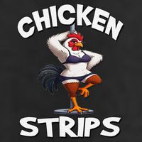 Chicken Strips Stripping Chicken Golf Towel