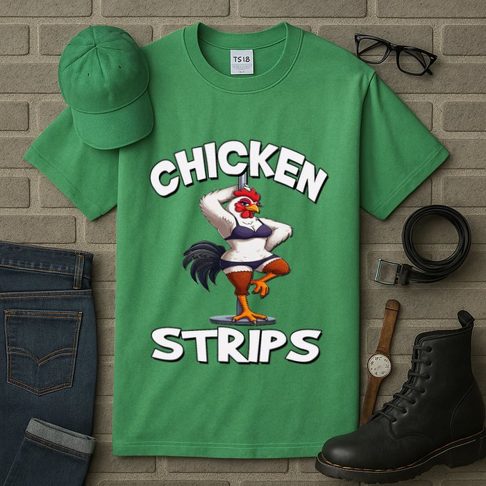Chicken Strips Stripping Chicken Tall T-Shirt
