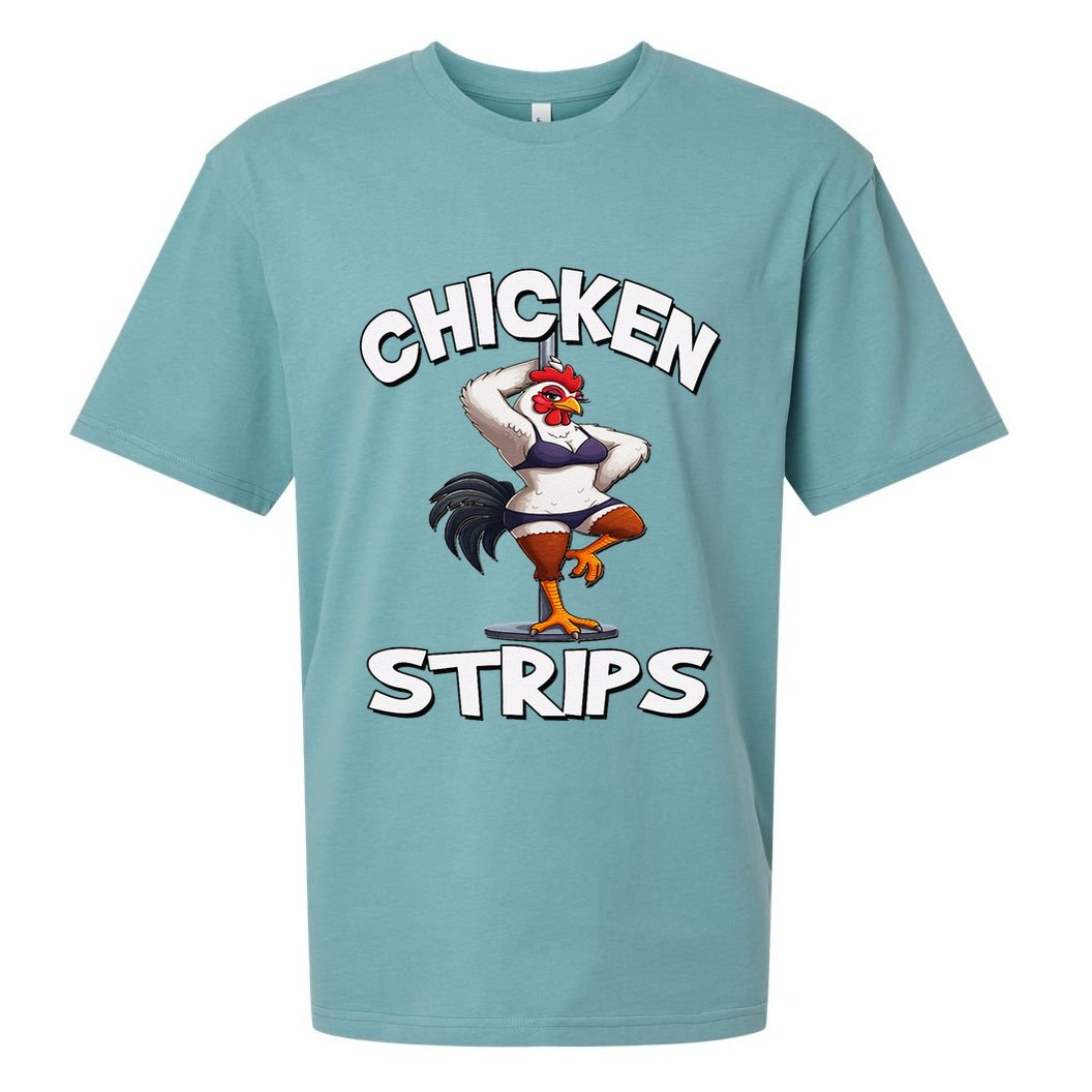 Chicken Strips Stripping Chicken Sueded Cloud Jersey T-Shirt