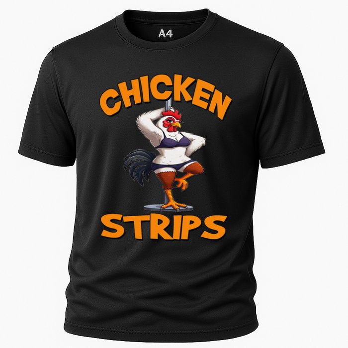Chicken Strips Stripping Chicken Performance Shirt