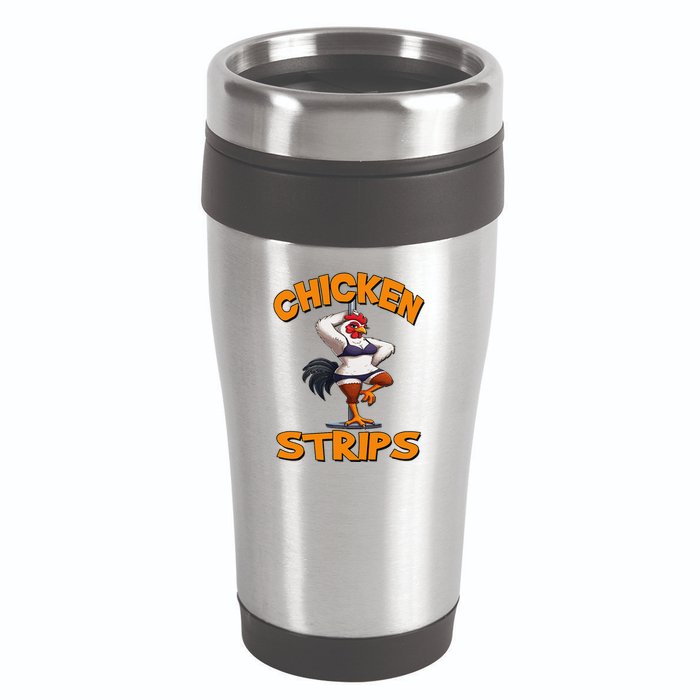Chicken Strips Stripping Chicken 16oz Travel Tumbler