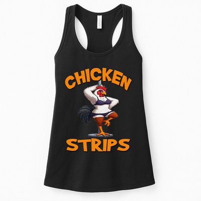 Chicken Strips Stripping Chicken Womens Tank Top