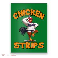 Chicken Strips Stripping Chicken Poster