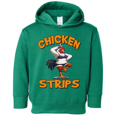 Chicken Strips Stripping Chicken Toddler Hoodie