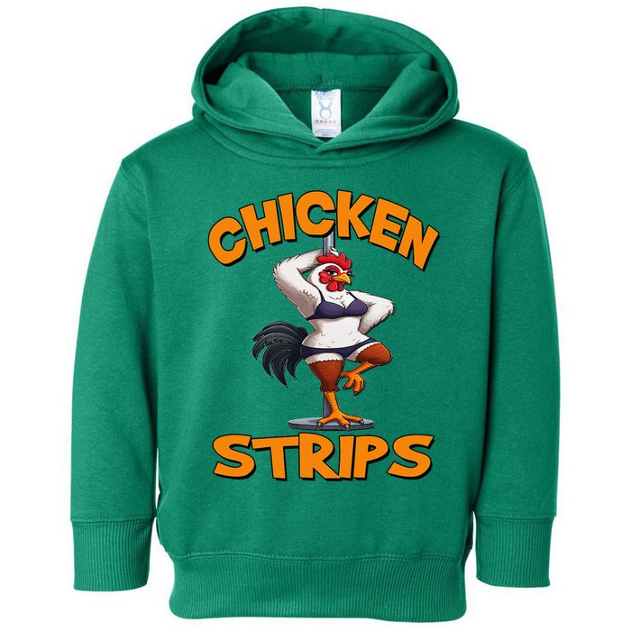 Chicken Strips Stripping Chicken Toddler Hoodie