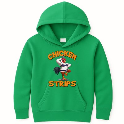 Chicken Strips Stripping Chicken Kids Hoodie
