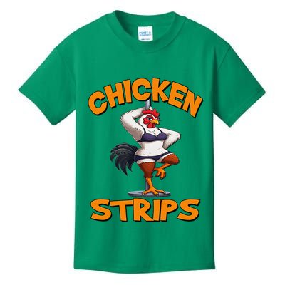 Chicken Strips Stripping Chicken Kids T-Shirt