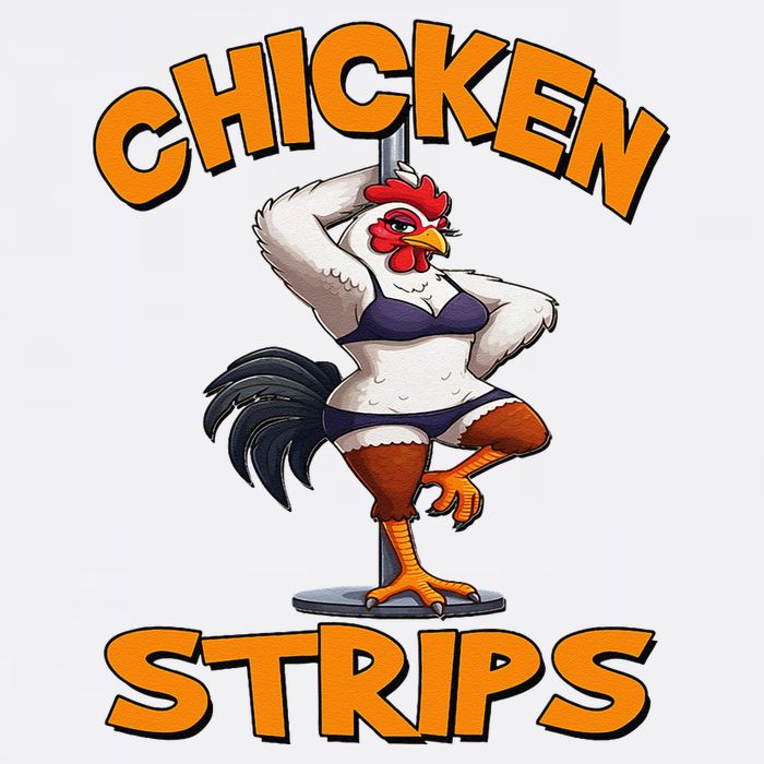 Chicken Strips Stripping Chicken Garment-Dyed Sweatshirt