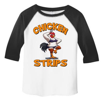 Chicken Strips Stripping Chicken Toddler Fine Jersey T-Shirt