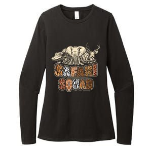 Cool Safari Squad African Family Summer Vacation Meaningful Gift Womens CVC Long Sleeve Shirt