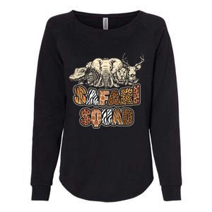 Cool Safari Squad African Family Summer Vacation Meaningful Gift Womens California Wash Sweatshirt