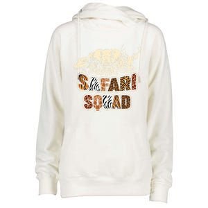 Cool Safari Squad African Family Summer Vacation Meaningful Gift Womens Funnel Neck Pullover Hood