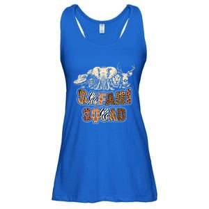 Cool Safari Squad African Family Summer Vacation Meaningful Gift Ladies Essential Flowy Tank