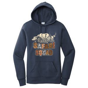 Cool Safari Squad African Family Summer Vacation Meaningful Gift Women's Pullover Hoodie