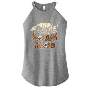 Cool Safari Squad African Family Summer Vacation Meaningful Gift Women's Perfect Tri Rocker Tank