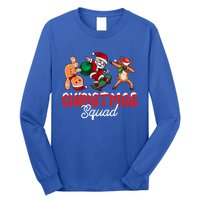 Christmas Squad Skateboard Santa Gingerbread Dancing Meaningful Gift Long Sleeve Shirt