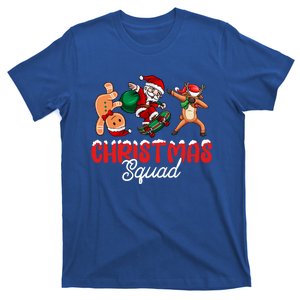 Christmas Squad Skateboard Santa Gingerbread Dancing Meaningful Gift T-Shirt