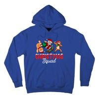 Christmas Squad Skateboard Santa Gingerbread Dancing Meaningful Gift Tall Hoodie