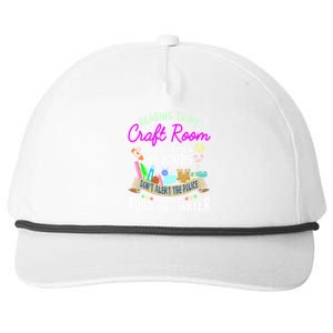 Crafty Scrapbooking Scrapbook Lover Gift Snapback Five-Panel Rope Hat