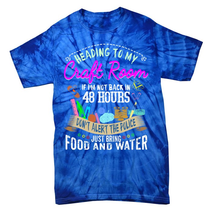 Crafty Scrapbooking Scrapbook Lover Gift Tie-Dye T-Shirt