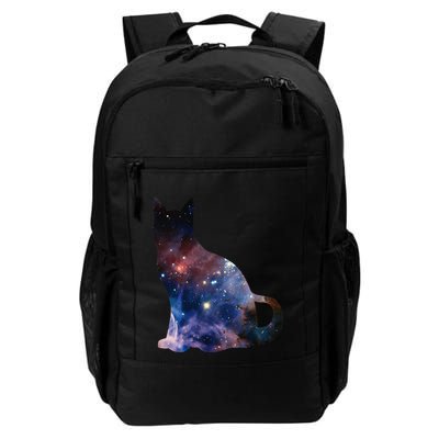  Cat Silhouette Supernova In Galaxy Scifi Space Daily Commute Backpack