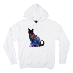  Cat Silhouette Supernova In Galaxy Scifi Space Hoodie