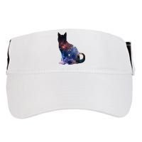  Cat Silhouette Supernova In Galaxy Scifi Space Adult Drive Performance Visor