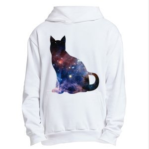  Cat Silhouette Supernova In Galaxy Scifi Space Urban Pullover Hoodie