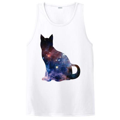  Cat Silhouette Supernova In Galaxy Scifi Space PosiCharge Competitor Tank