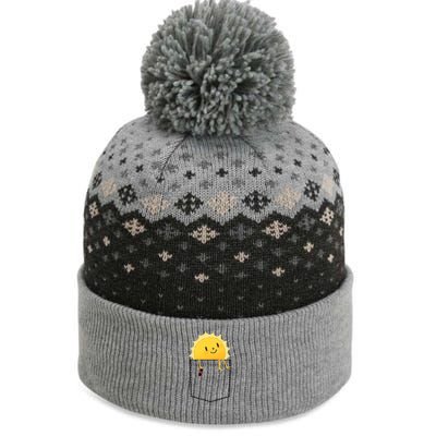 Cool Sunshine Sunny Pocket Design The Baniff Cuffed Pom Beanie