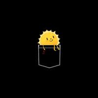 Cool Sunshine Sunny Pocket Design Cooling Performance Crew T-Shirt
