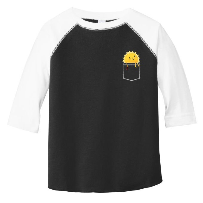 Cool Sunshine Sunny Pocket Design Toddler Fine Jersey T-Shirt