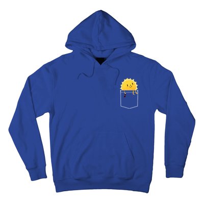 Cool Sunshine Sunny Pocket Design Hoodie