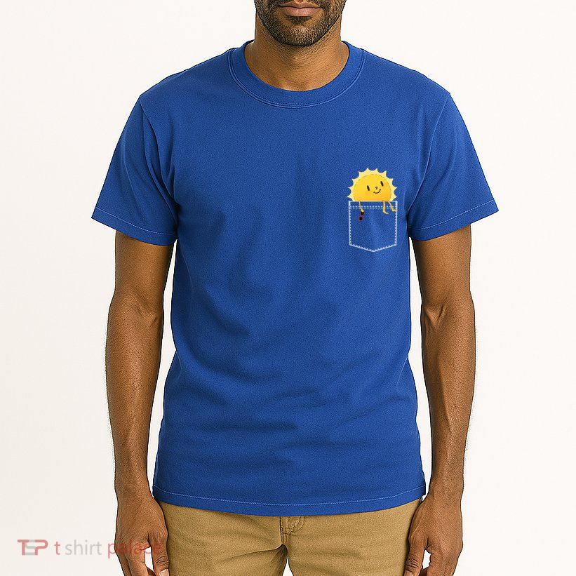 Cool Sunshine Sunny Pocket Design Tall T-Shirt