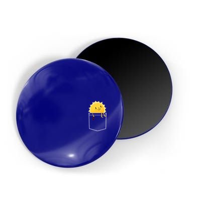 Cool Sunshine Sunny Pocket Design Magnet