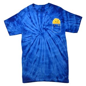 Cool Sunshine Sunny Pocket Design Tie-Dye T-Shirt