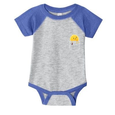 Cool Sunshine Sunny Pocket Design Infant Baby Jersey Bodysuit